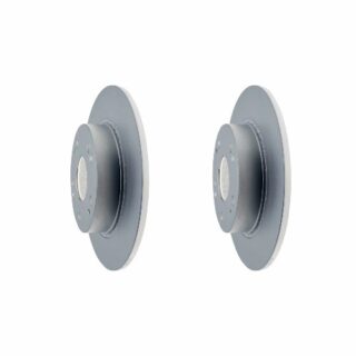 Rear Geomet Coated Anti Rust Brake Rotor Set of 2