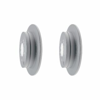 Rear Geomet Coated Anti Rust Brake Rotor Set of 2