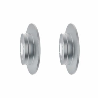 Rear Geomet Coated Anti Rust Brake Rotor Set of 2