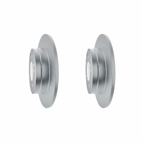Rear Geomet Coated Anti Rust Brake Rotor Set of 2