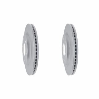 Front Geomet Coated Anti Rust Brake Rotor Set of 2