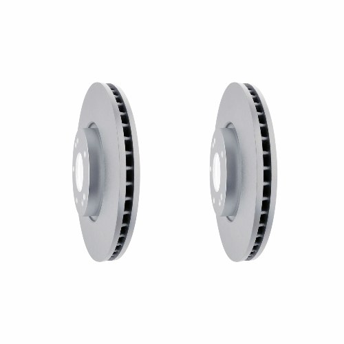 Front Geomet Coated Anti Rust Brake Rotor Set of 2