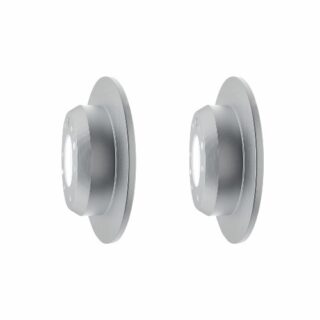 Rear Geomet Coated Anti Rust Brake Rotor Set of 2