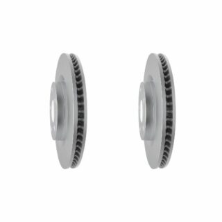 Front Geomet Coated Anti Rust Brake Rotor Set of 2