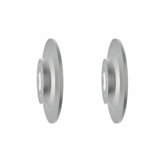 Rear Geomet Coated Anti Rust Brake Rotor Set of 2