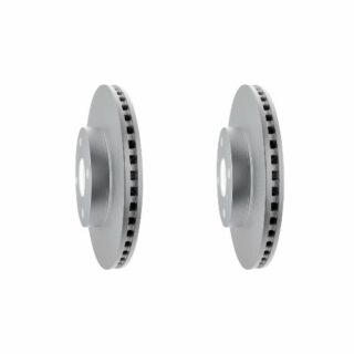Front Geomet Coated Anti Rust Brake Rotor Set of 2