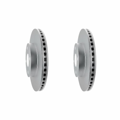Front Geomet Coated Anti Rust Brake Rotor Set of 2