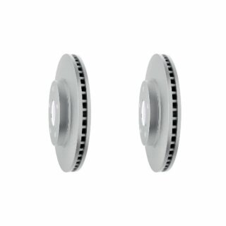 Front Geomet Coated Anti Rust Brake Rotor Set of 2