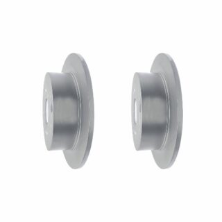 Rear Geomet Coated Anti Rust Brake Rotor Set of 2