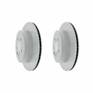 Rear Geomet Coated Anti Rust Brake Rotor Set of 2