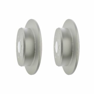 Rear Geomet Coated Anti Rust Brake Rotor Set of 2