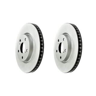 Front Geomet Coated Anti Rust Brake Rotor Set of 2