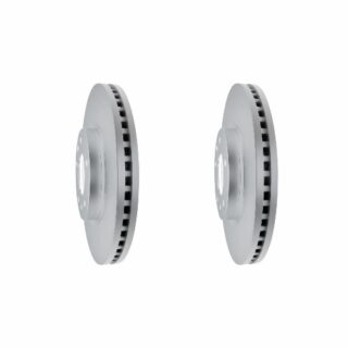 Front Geomet Coated Anti Rust Brake Rotor Set of 2