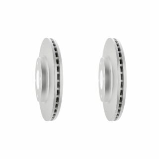Front Geomet Coated Anti Rust Brake Rotor Set of 2