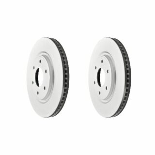 Front Geomet Coated Anti Rust Brake Rotor Set of 2