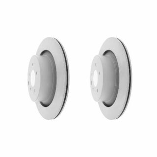 Rear Geomet Coated Anti Rust Brake Rotor Set of 2