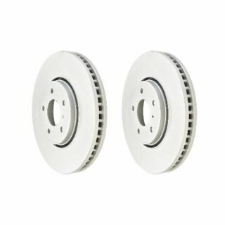 Front Geomet Coated Anti Rust Brake Rotor Set of 2
