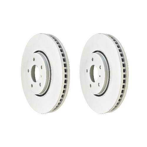 Front Geomet Coated Anti Rust Brake Rotor Set of 2