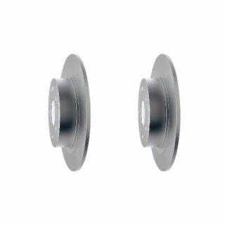 Rear Geomet Coated Anti Rust Brake Rotor Set of 2