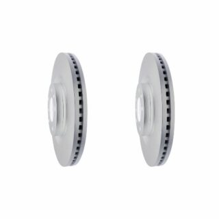 Front Geomet Coated Anti Rust Brake Rotor Set of 2