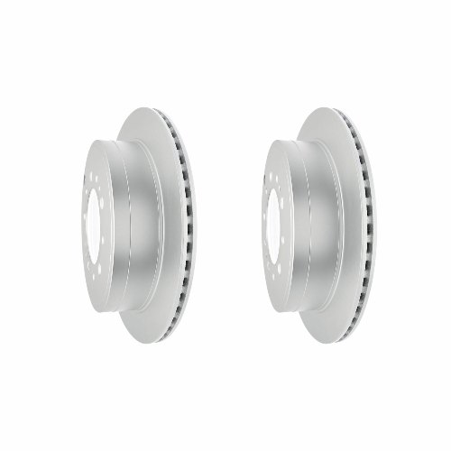 Rear Geomet Coated Anti Rust Brake Rotor Set of 2