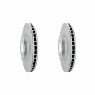 Front Geomet Coated Anti Rust Brake Rotor Set of 2