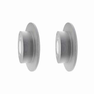 Rear Geomet Coated Anti Rust Brake Rotor Set of 2