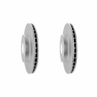 Front Geomet Coated Anti Rust Brake Rotor Set of 2