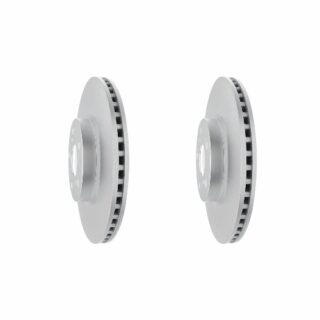 Front Geomet Coated Anti Rust Brake Rotor Set of 2