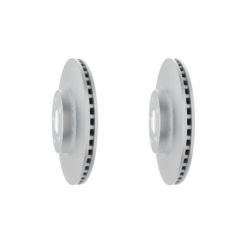Front Geomet Coated Anti Rust Brake Rotor Set of 2