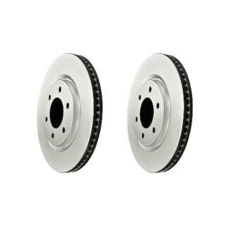 Front Geomet Coated Anti Rust Brake Rotor Set of 2
