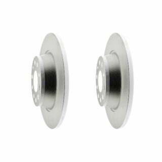 Rear Geomet Coated Anti Rust Brake Rotor Set of 2