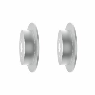 Rear Geomet Coated Anti Rust Brake Rotor Set of 2