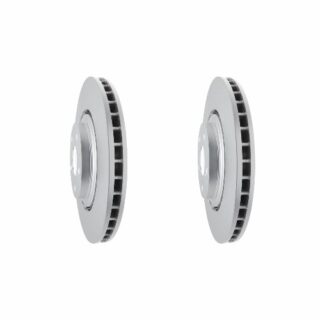 Front Geomet Coated Anti Rust Brake Rotor Set of 2