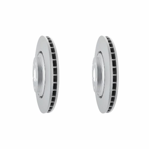 Front Geomet Coated Anti Rust Brake Rotor Set of 2