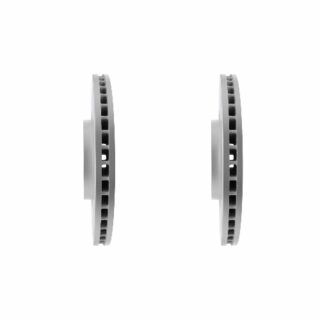 Front Geomet Coated Anti Rust Brake Rotor Set of 2