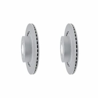 Rear Geomet Coated Anti Rust Brake Rotor Set of 2
