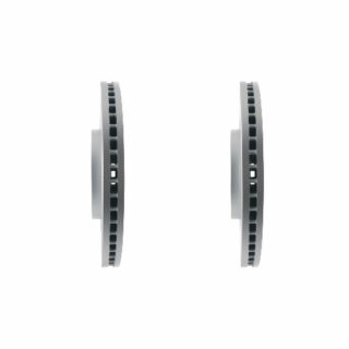 Front Geomet Coated Anti Rust Brake Rotor Set of 2