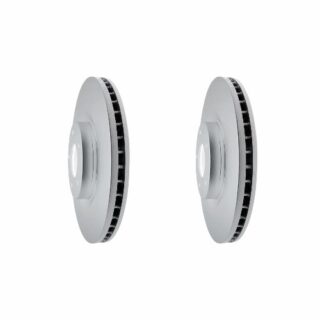 Front Geomet Coated Anti Rust Brake Rotor Set of 2