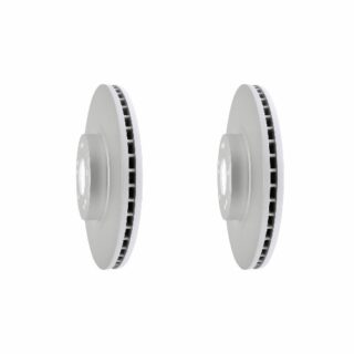 Front Geomet Coated Anti Rust Brake Rotor Set of 2