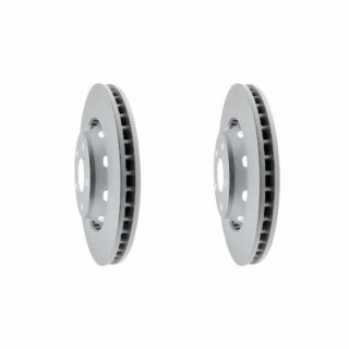 Front Geomet Coated Anti Rust Brake Rotor Set of 2