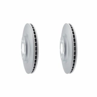 Front Geomet Coated Anti Rust Brake Rotor Set of 2