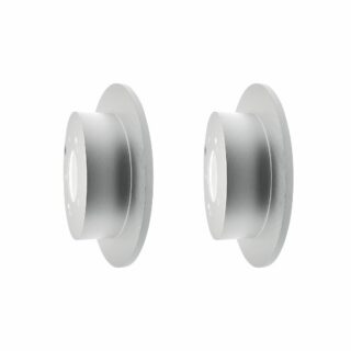 Rear Geomet Coated Anti Rust Brake Rotor Set of 2