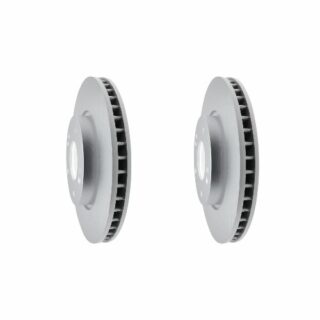 Front Geomet Coated Anti Rust Brake Rotor Set of 2