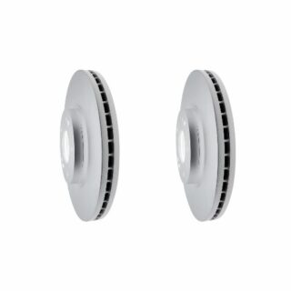 Front Geomet Coated Anti Rust Brake Rotor Set of 2