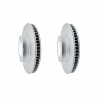 Front Geomet Coated Anti Rust Brake Rotor Set of 2