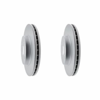 Front Geomet Coated Anti Rust Brake Rotor Set of 2