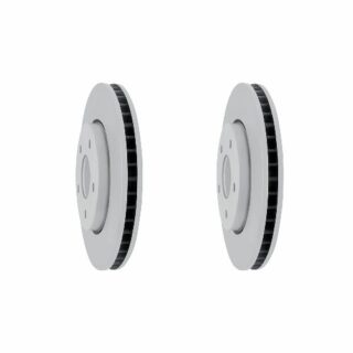 Front Geomet Coated Anti Rust Brake Rotor Set of 2