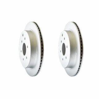 Rear Geomet Coated Anti Rust Brake Rotor Set of 2