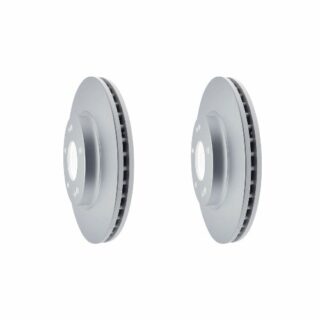 Front Geomet Coated Anti Rust Brake Rotor Set of 2